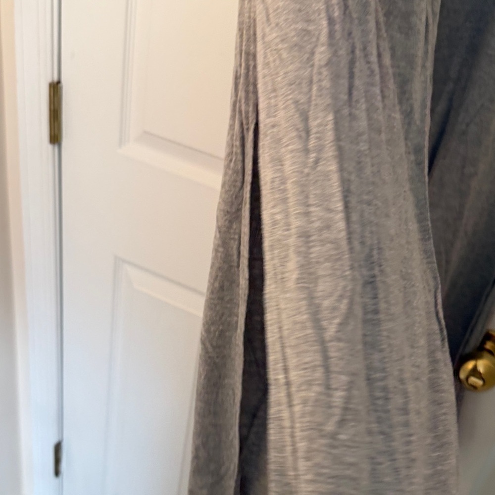 HYFVE Heather Grey Wide Leg Lounge Pants - Size Large - Picture 3 of 4